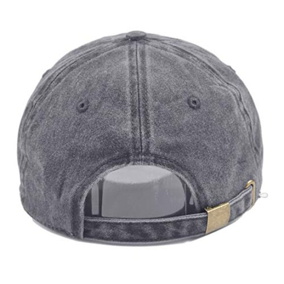 Vintage Washed Distressed Cotton Baseball Cap Adjustable Dad Hat Unisex - Picture 5 of 8